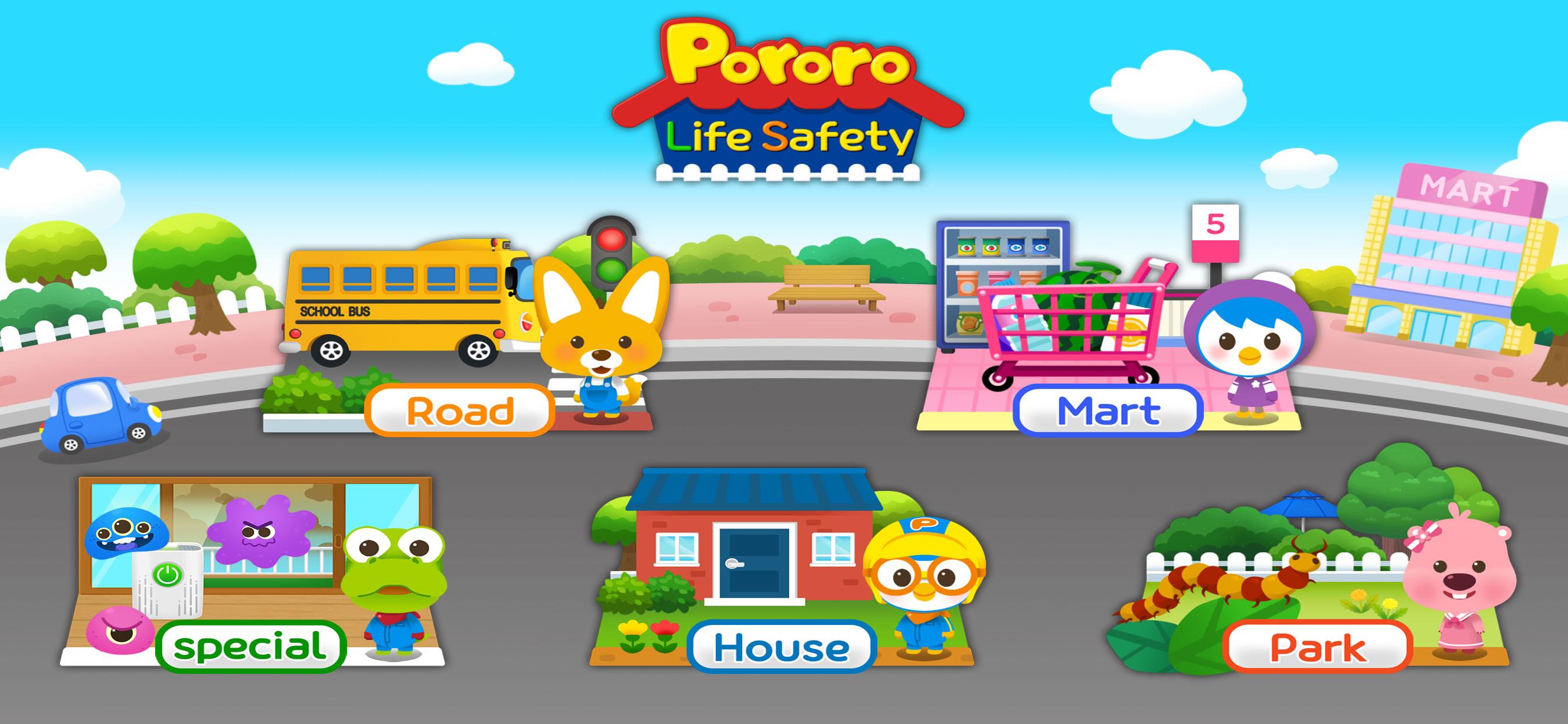 Download Pororo Life Safety - Education android on PC