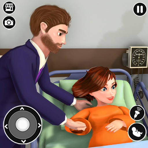 Simulador de mãe grávida 3d