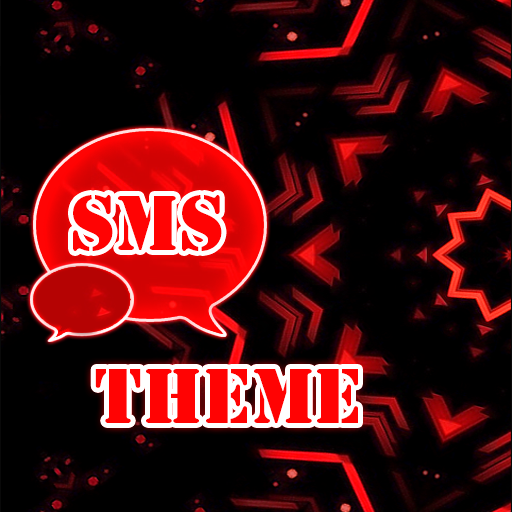 Red Black GO SMS Theme