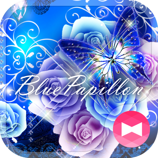 Beautiful Theme Blue Papillon