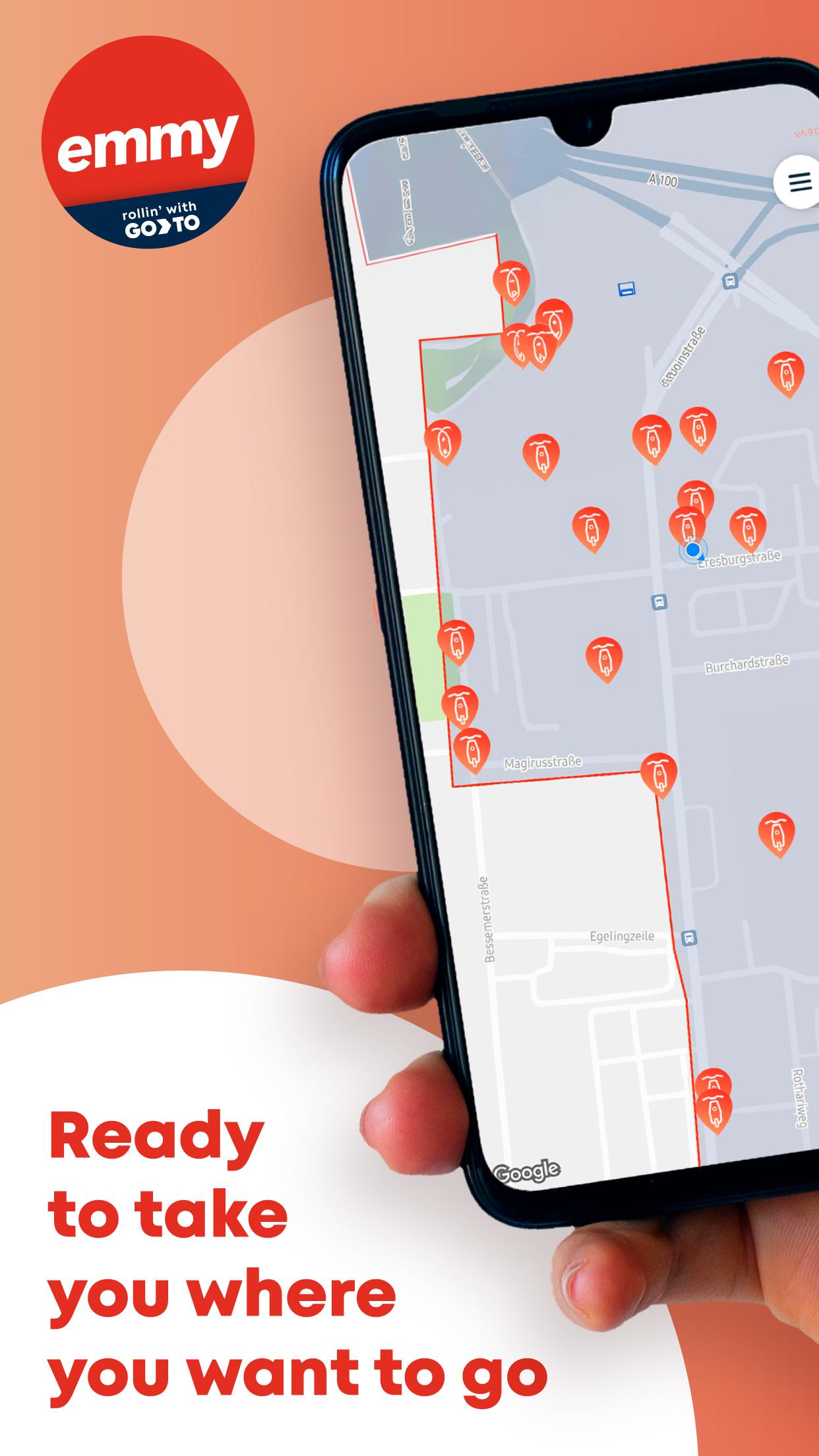 Download emmy: electric moped sharing android on PC