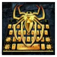 Lustrous Golden Spider Keyboard Theme