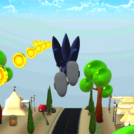 Blue Hedgehog Dash Runner