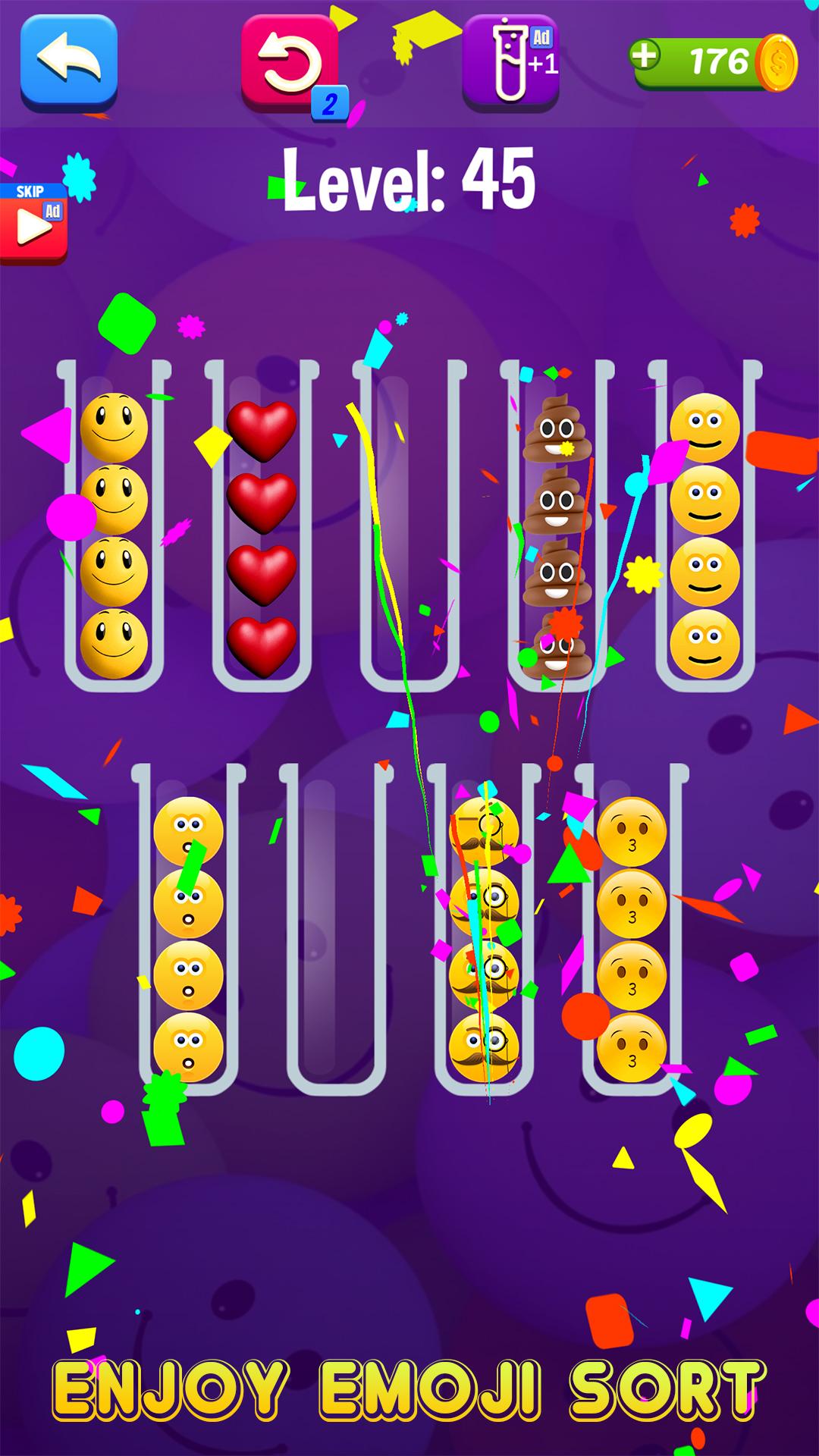 Скачать Emoji Sort Puzzle Game на ПК | Официальный представитель GameLoop