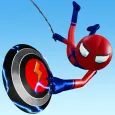 Flying Stickman Rope Hero