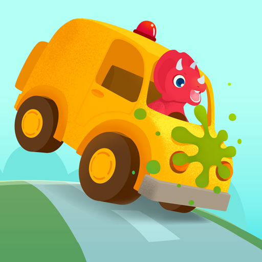 Dinozor Araba - çocuk oyunu