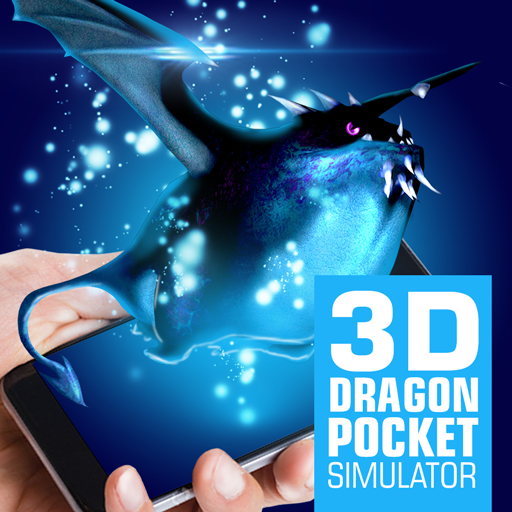 3D dragão bolso pet simulador
