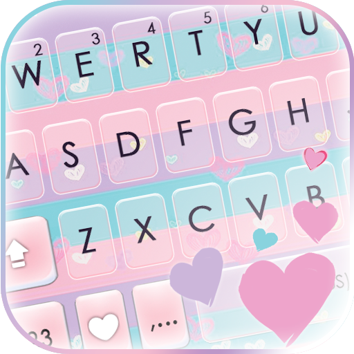 Pastel Girly keyboard