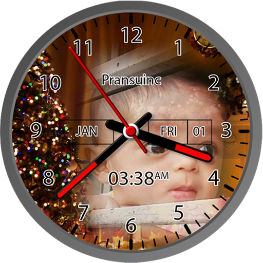 Selfie Clock Live Wallpaper