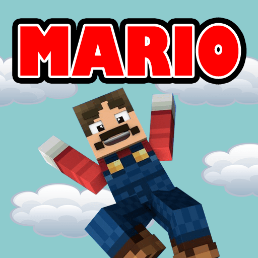 Mario Minecraft Game Mod Skin