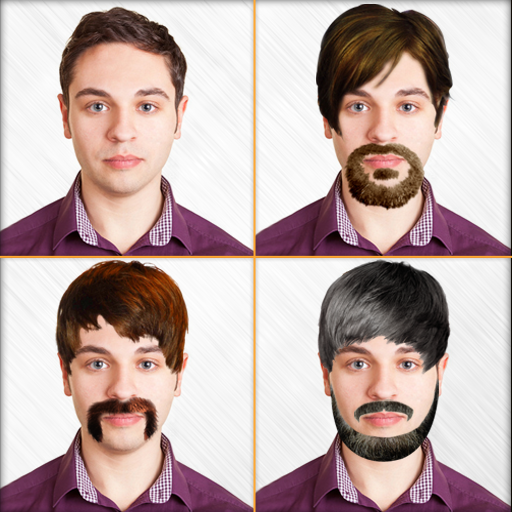 Add Hair Beard Mustache Styles to Photo (Prank)