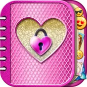 Pink Diary with Lock Password