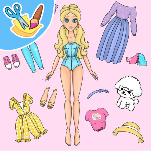 DIY Paper Dolls Girl Dress Up