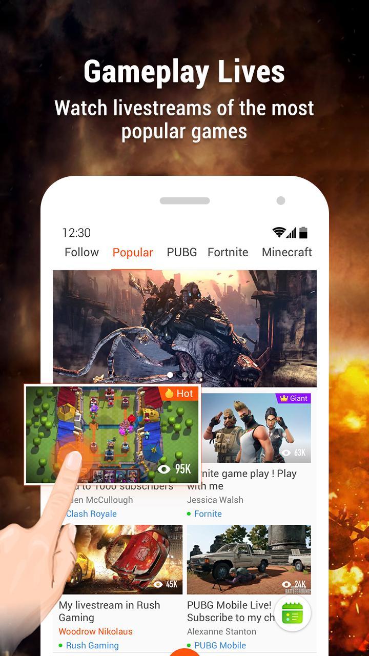 Download Rush – Watch and Livestream Games android on PC