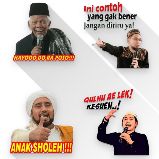 Stiker WA Ulama WAStickeraApps