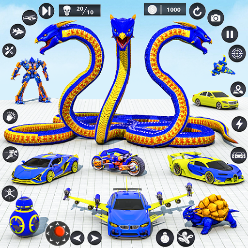 Snake Car Robot Transformation