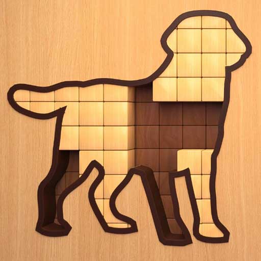 Wood Block Jigsaw Brain Puzzle