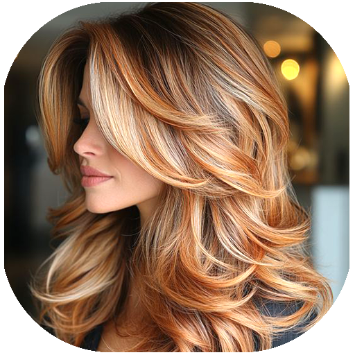 Hair highlights color app