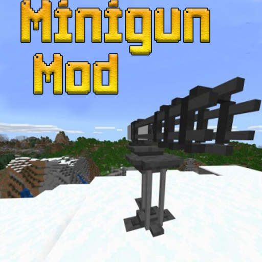 Minigun Mod for Minecraft PE