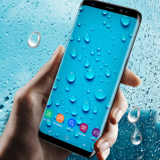 Running Waterdrops Live Wallpaper