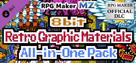 RPG Maker MZ - 8bit Retro Graphic Materials All-in-One Pack