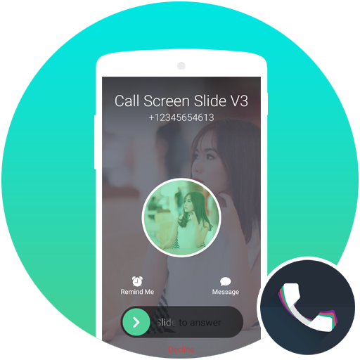 Call Screen Theme Slide V3 Phone X