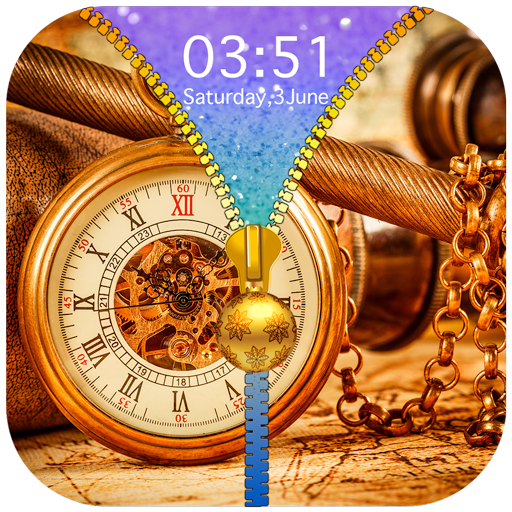 Pocket Watch Zipper Lock Scree