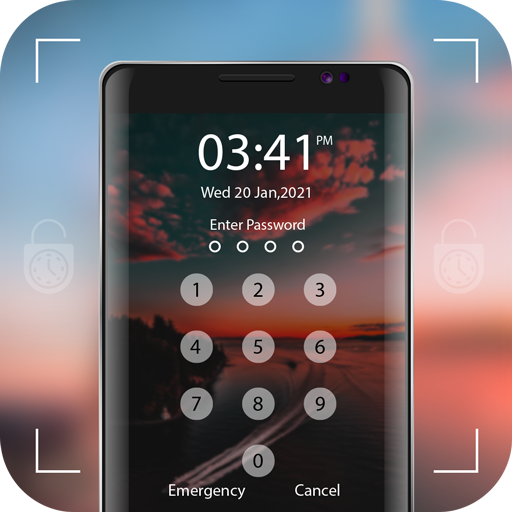 Live Time Password Lock Screen