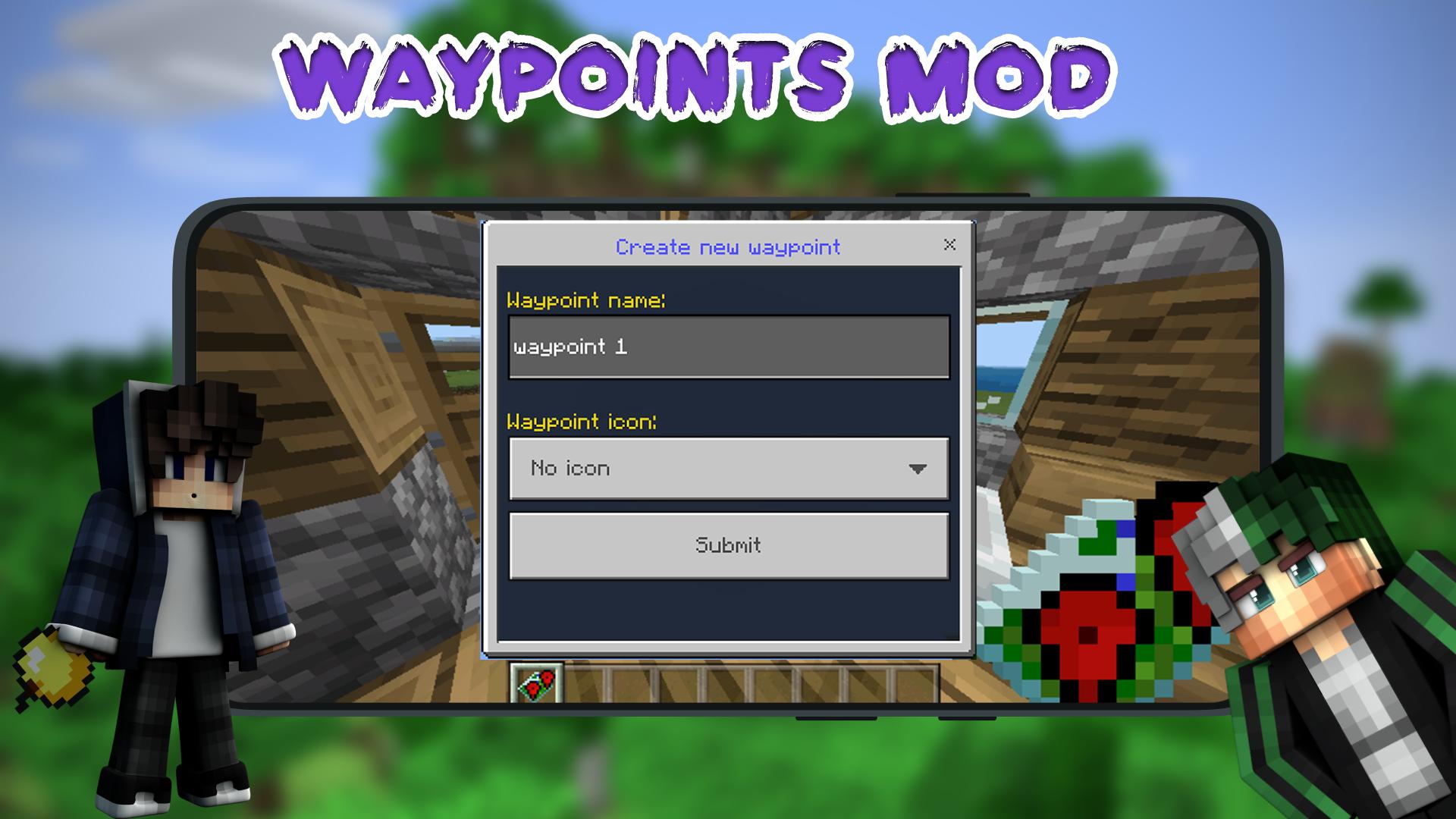 Скачать Waypoints Mod for Minecraft PE на ПК | Официальный представитель  GameLoop