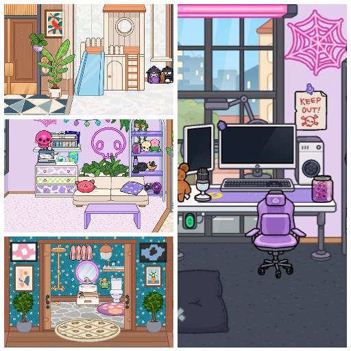 TOCA LIFE WORLD : 2 EXTRAORDINARY AESTHETIC BEDROOM DESIGN