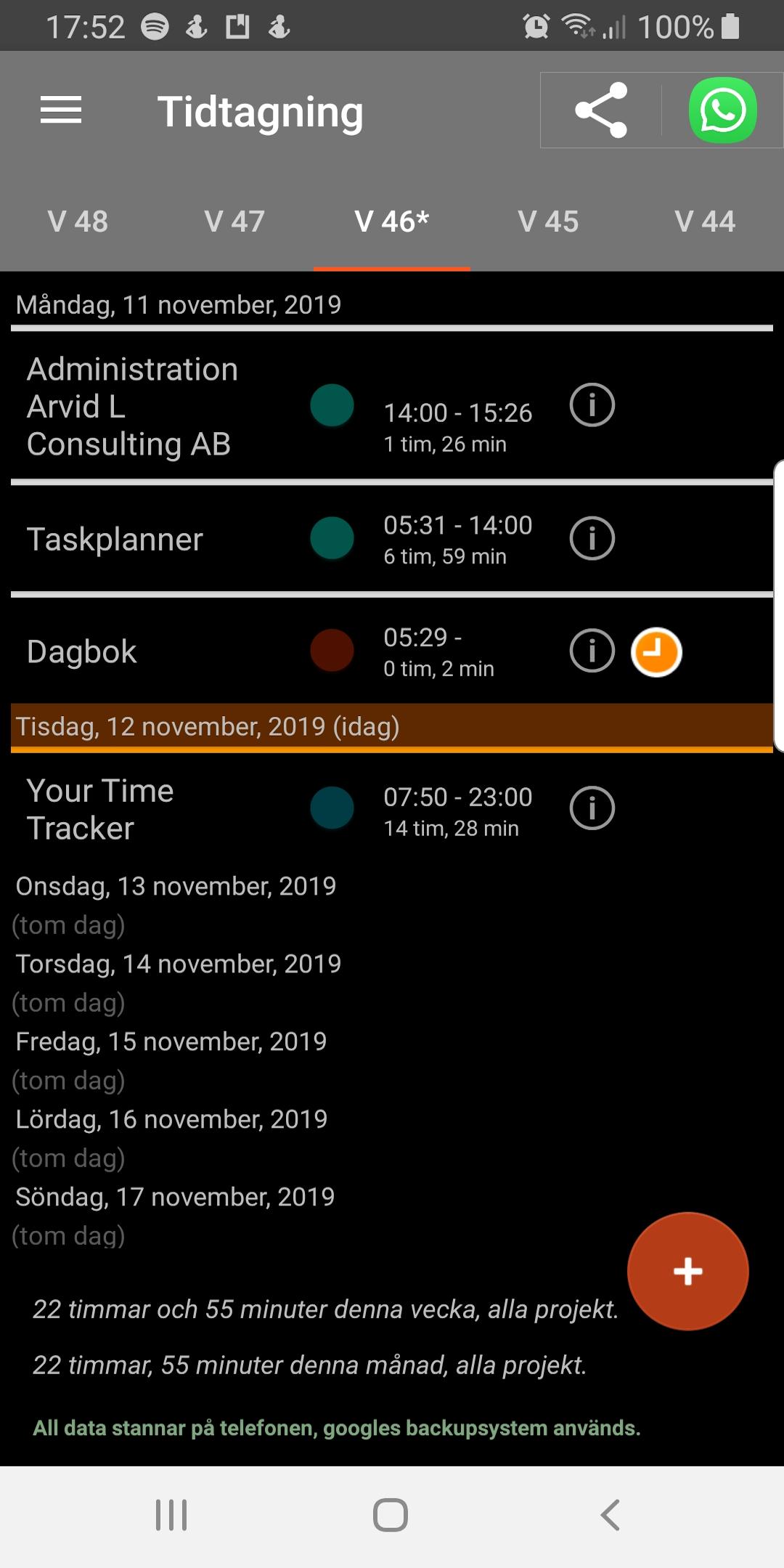 Download My Time Tracker android on PC