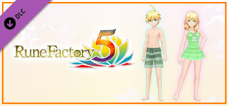 Rune Factory 5 - The Holy Knight and the Bibliophile Swimsuit Set + New Ranger Care Package Item Pac