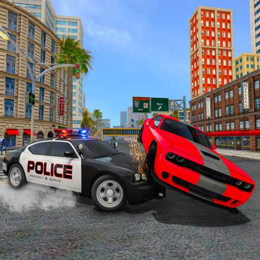 Mobil polisi Mengejar cop sim