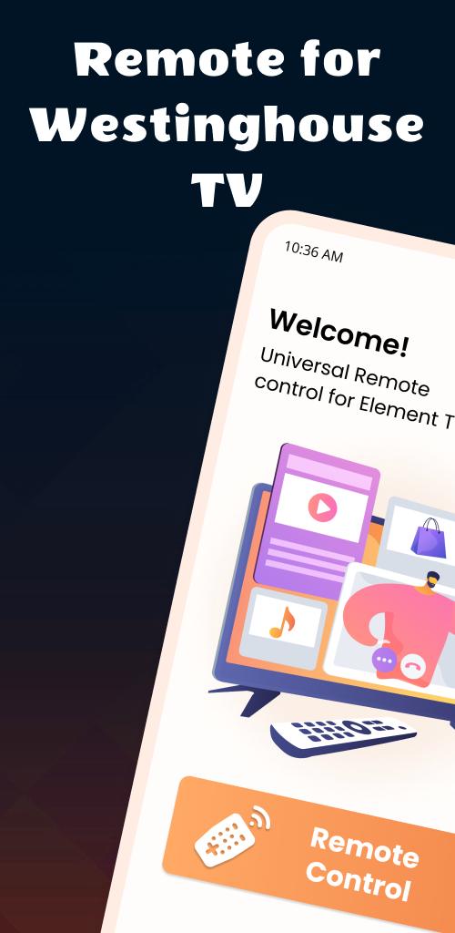 Download Remote control Westinghouse TV android on PC