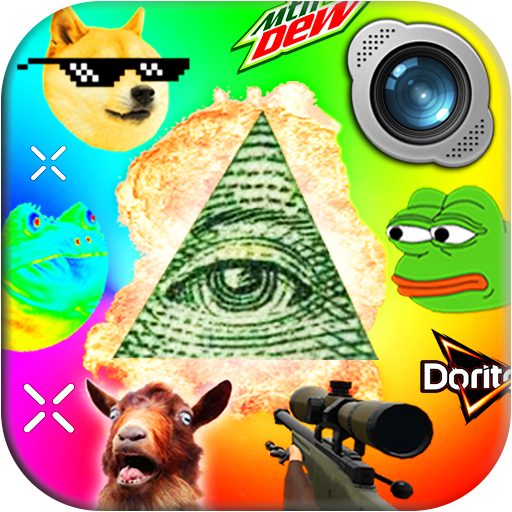 Dank Memes Photo Studio illuminati Sticker