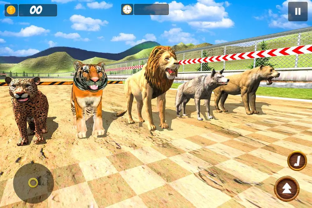 Download Wild Animals Race Simulator android on PC