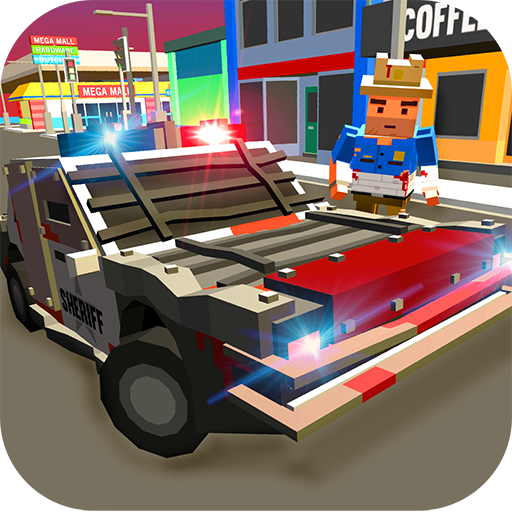 Pixel Police Car - Cop Chase