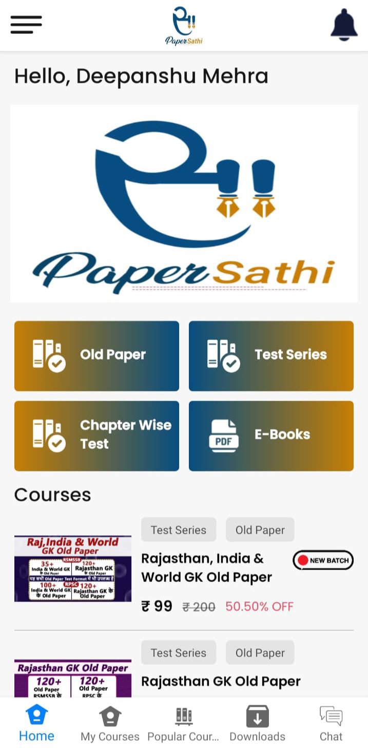 Download Paper Sathi - Exam Test android on PC