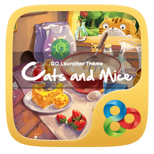 Cats & Mice GO Launcher Theme