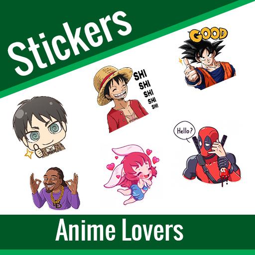 Anime stickers for WhatsApp : 