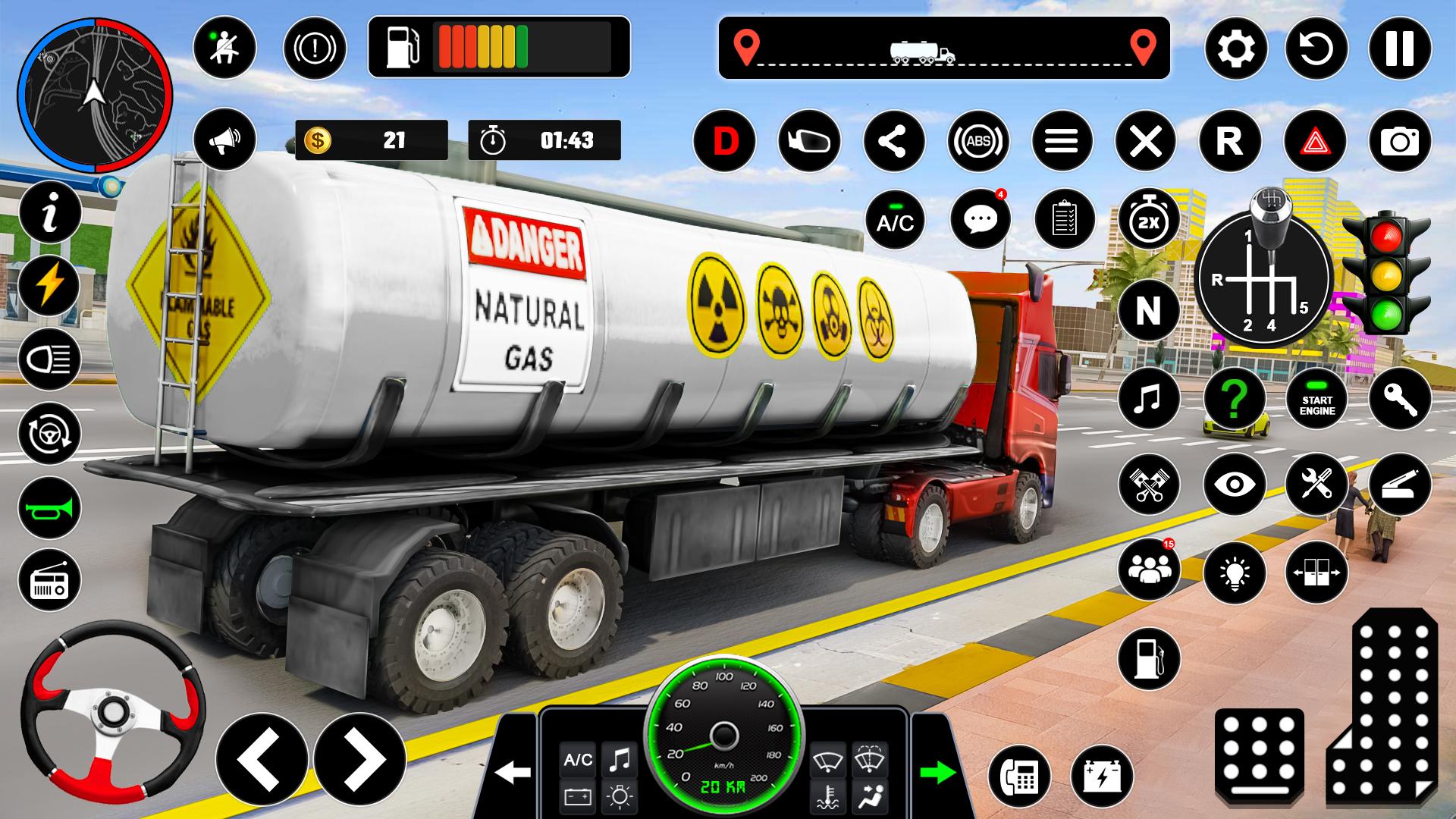 Oil Tanker Transport Game 3D para Android - Download