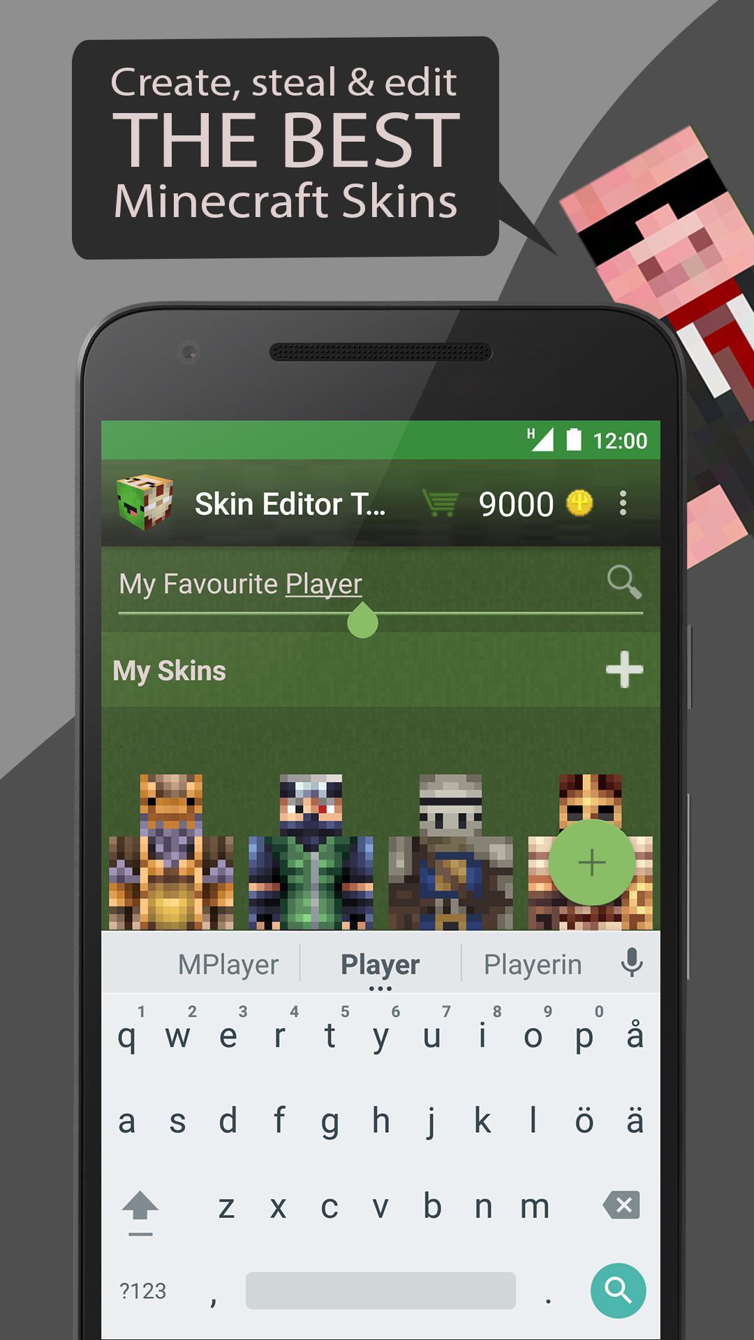 Skin editor with 3D preview - MCPE: Mods / Tools - Minecraft