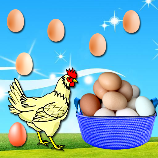 Farming Chicken Egg Catcher : Catch The Eggs