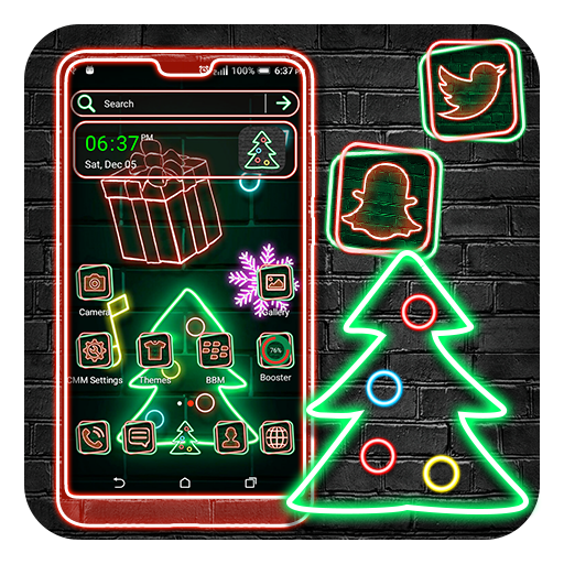 Christmas Neon Theme