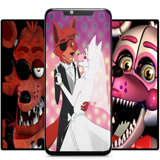 Wallpaper for Foxy and Mangle