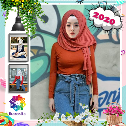 Style Hijab Jeans Fashion Make