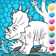 Раскраска Милые Динозавры