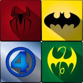 Superhero justice memory game