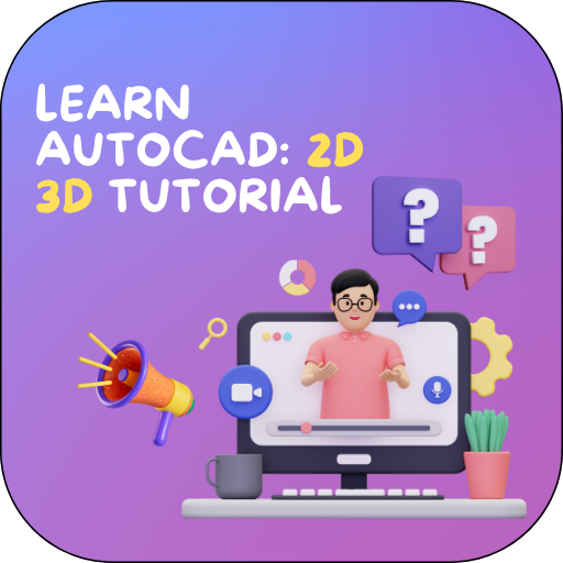 Download Learn Autocad 2D 3D Tutorial android on PC