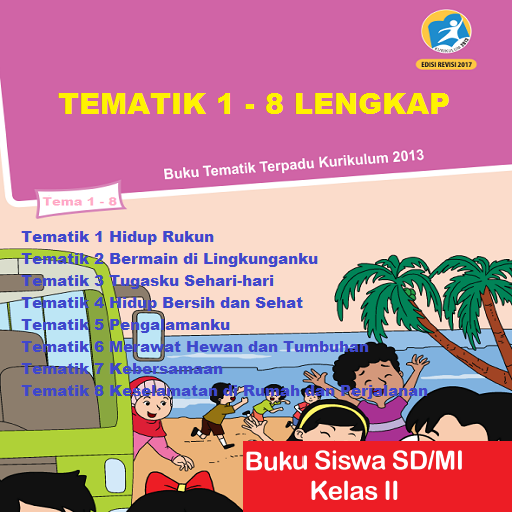 Buku Kelas 2 Tematik 1-8 Lengk